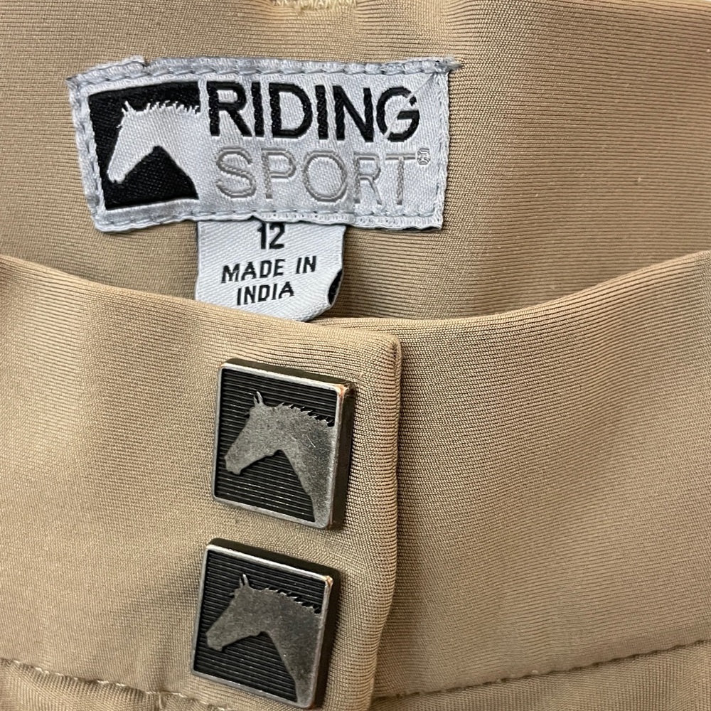 Dover Saddlery Riding Sport Youth Size 12 Beige-TanEquestrian Breeches( K4)✨